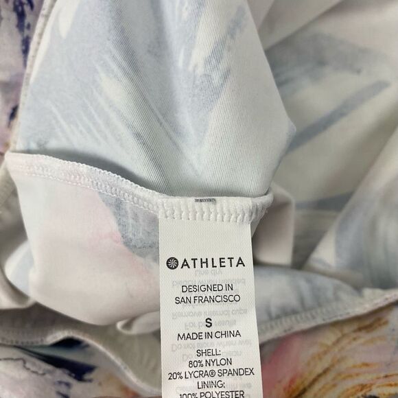 Athleta Vivid Side Tie Tankini Top size Small - Picture 4 of 5